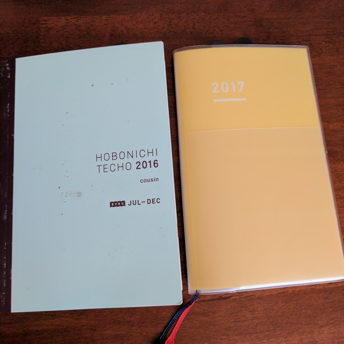 Next to Hobonichi Cousin Avec