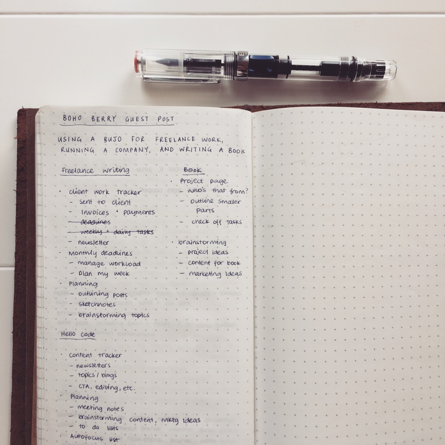 TWSBI Eco and Traveler's Notebook